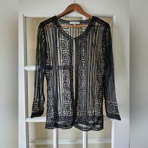 Sheer see through top